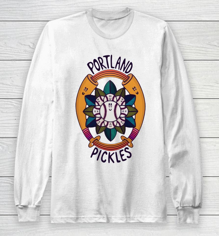 Portland Pickles 2023 February Artist Series Mandy Grotie Long Sleeve T-Shirt