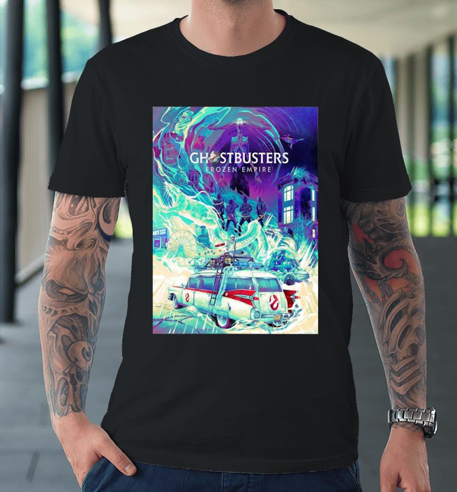 Poster Art For Ghostbusters Frozen Empire Premium T-Shirt