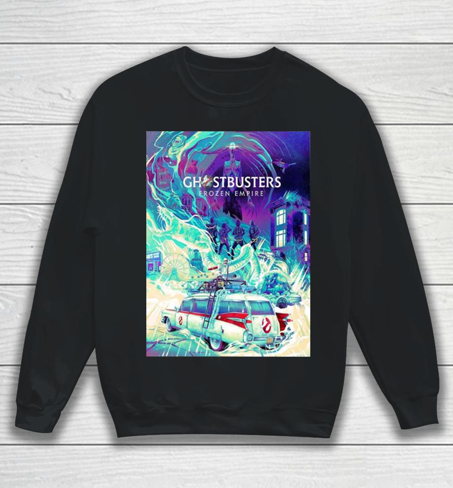 Poster Art For Ghostbusters Frozen Empire Sweatshirt