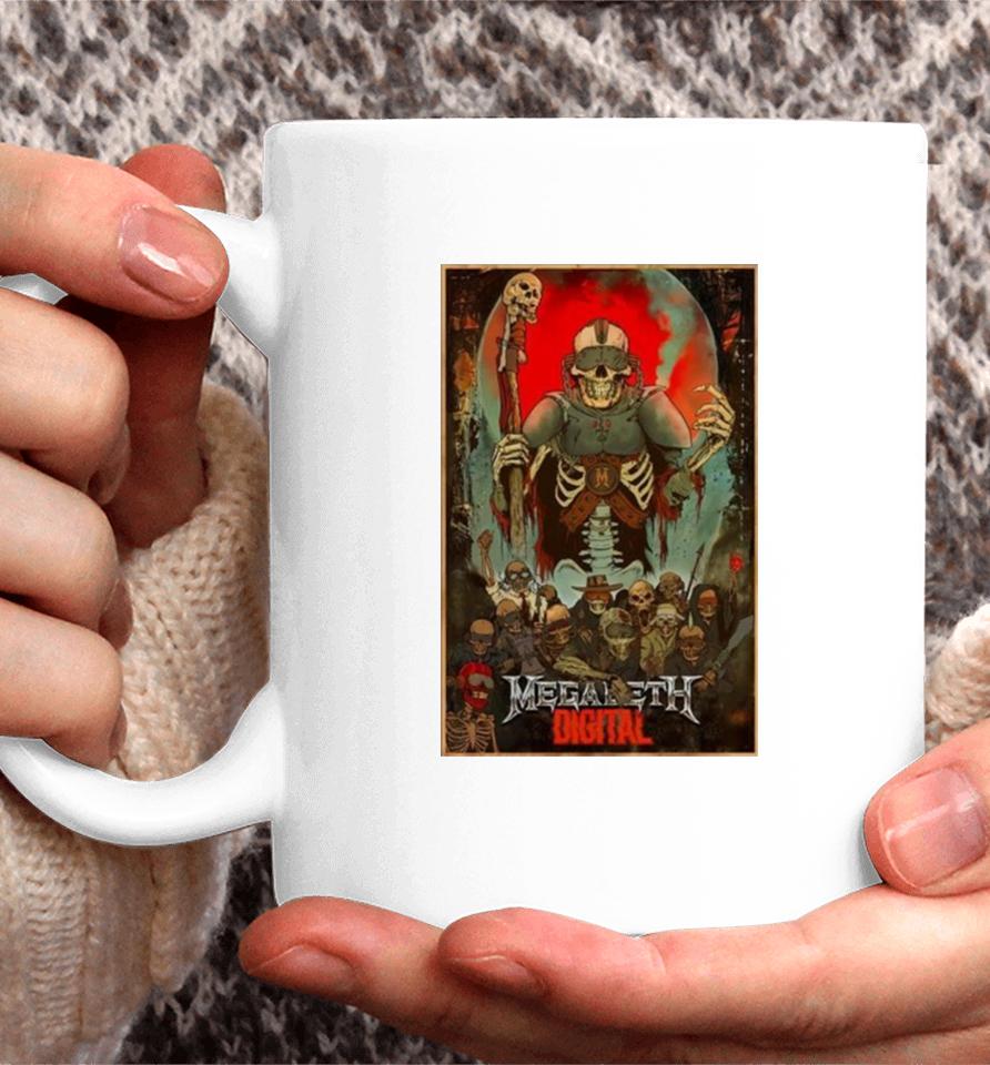 Poster Megadeth Digital Tour 2024 Coffee Mug