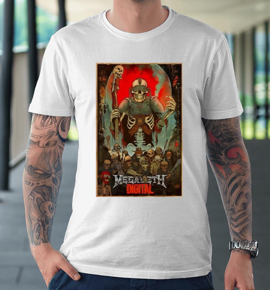 Poster Megadeth Digital Tour 2024 Premium T-Shirt