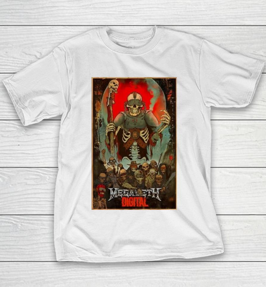 Poster Megadeth Digital Tour 2024 Youth T-Shirt