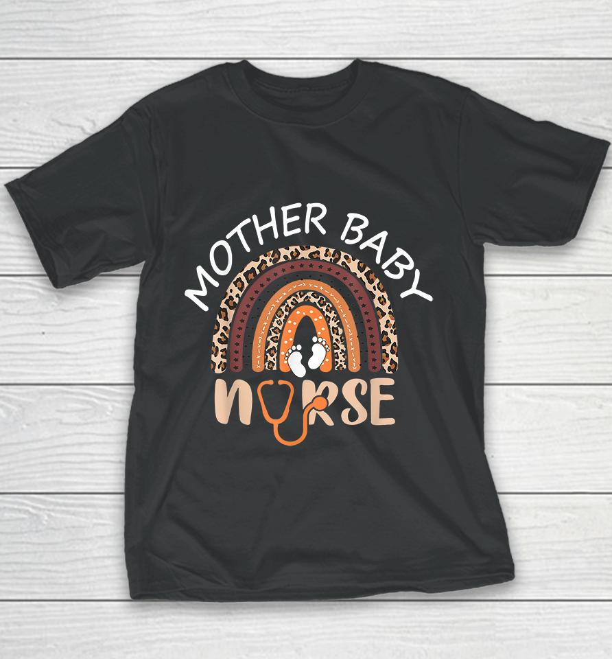 Postpartum Mother Baby Nurse Rainbow Youth T-Shirt