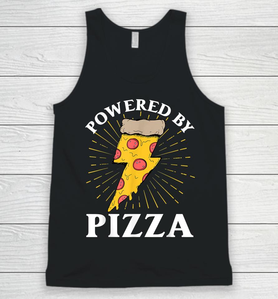 Powered By Pizza Unisex Tank Top