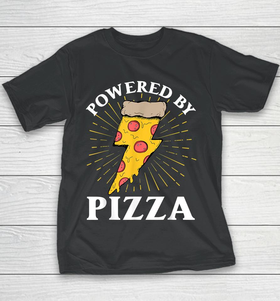 Powered By Pizza Youth T-Shirt