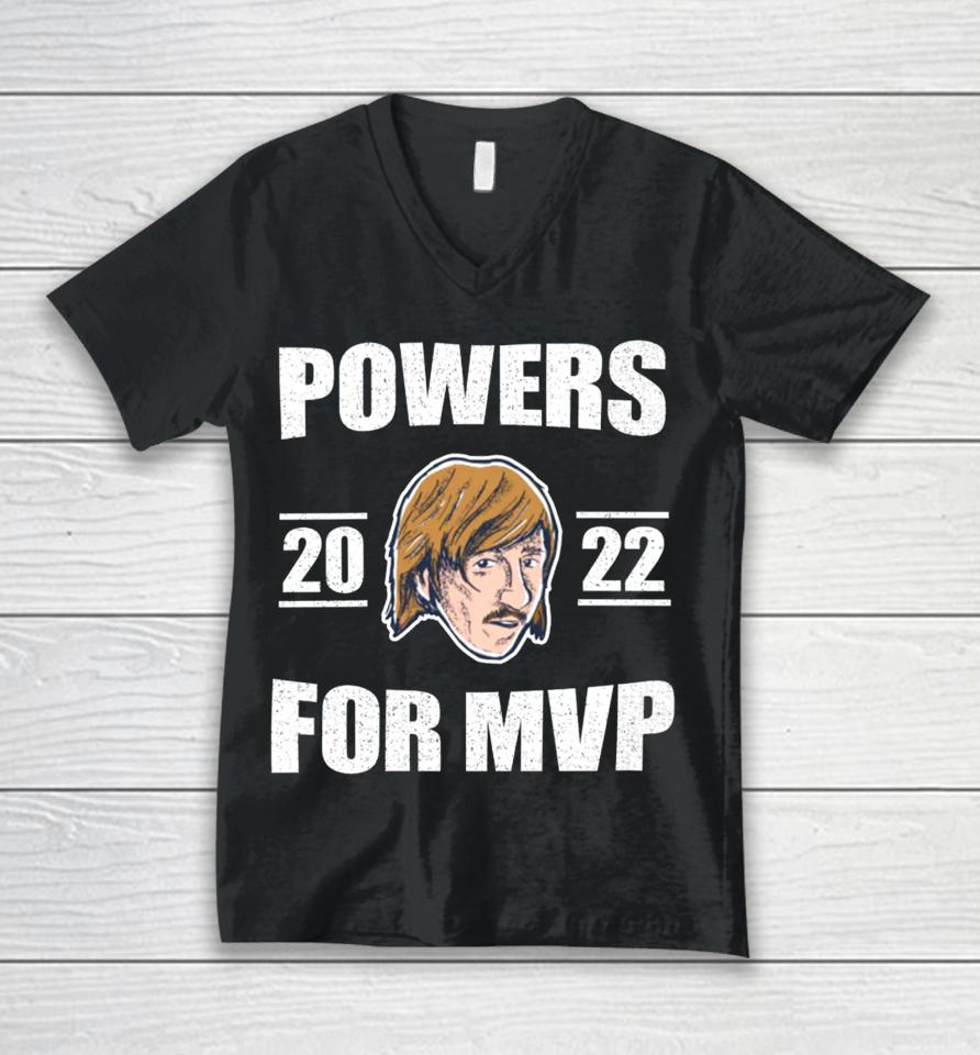 Powers 2022 For Mvp T Shirt Chad Powers Mvp Unisex V-Neck T-Shirt
