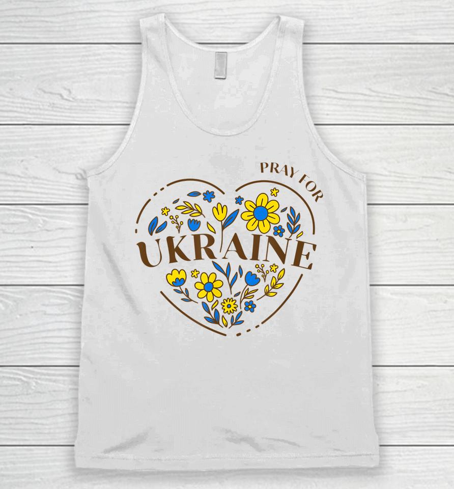 Pray For Ukraine Unisex Tank Top