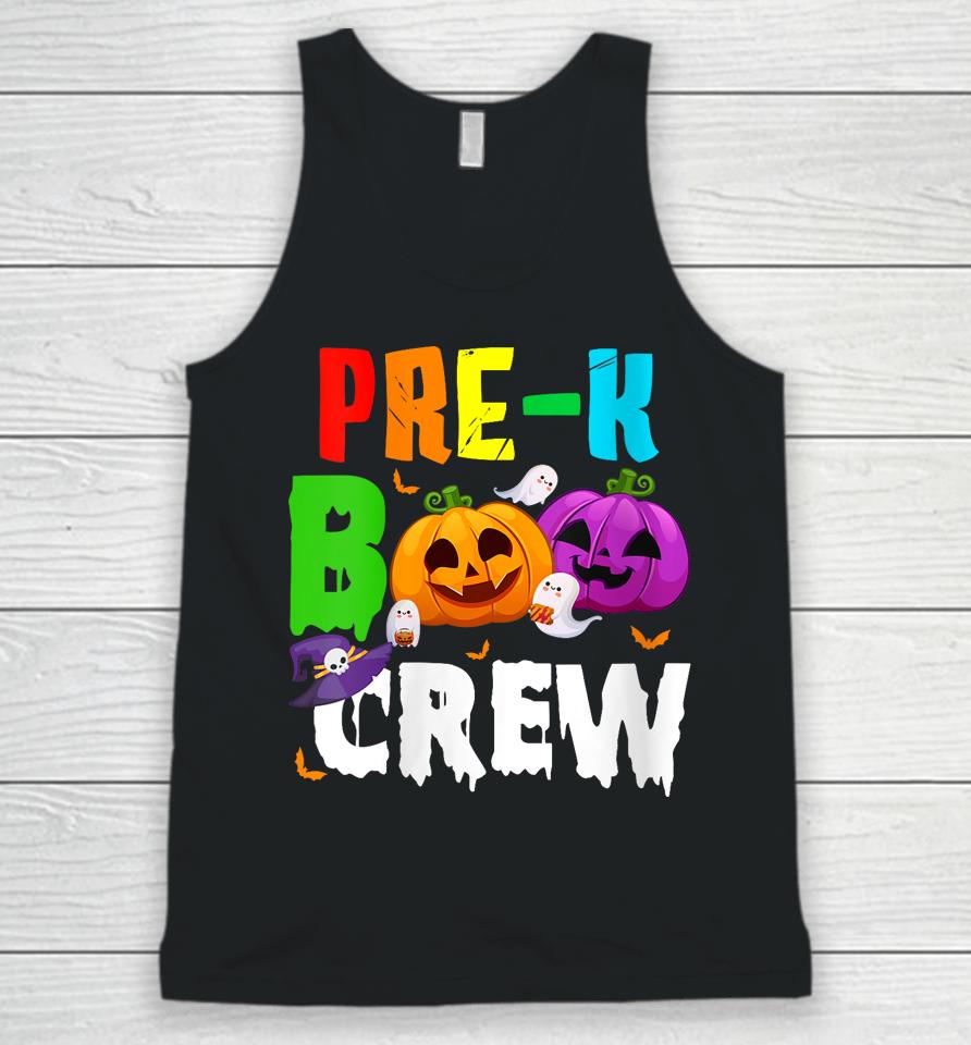 Pre K Boo Crew Funny Halloween Unisex Tank Top