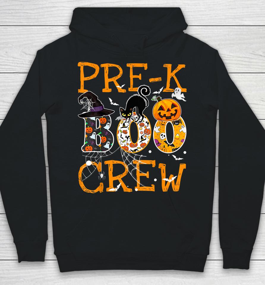Pre-K Boo Crew Vintage Halloween Costumes For Pre-K Teachers Hoodie