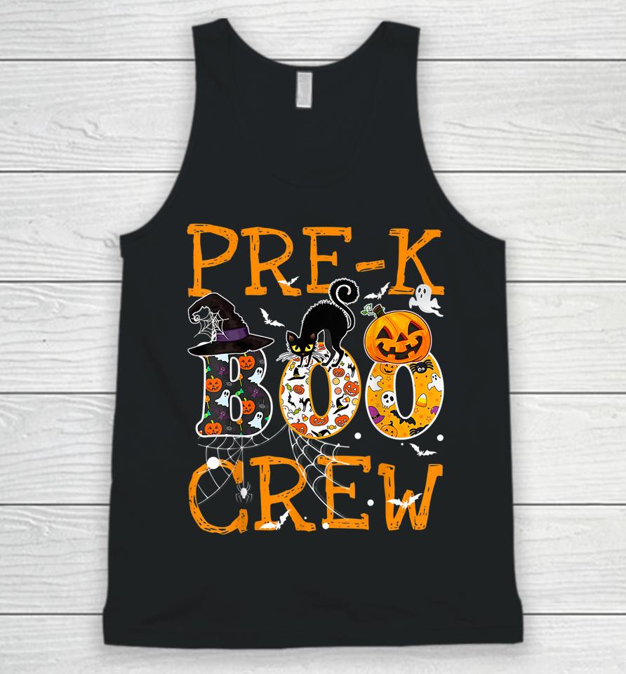 Pre-K Boo Crew Vintage Halloween Costumes For Pre-K Teachers Unisex Tank Top