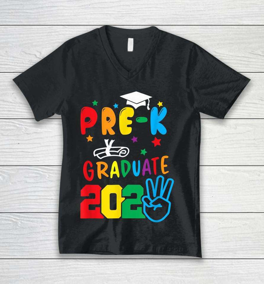 Pre-K Graduate Last Day Of School Graduation Gifts Unisex V-Neck T-Shirt