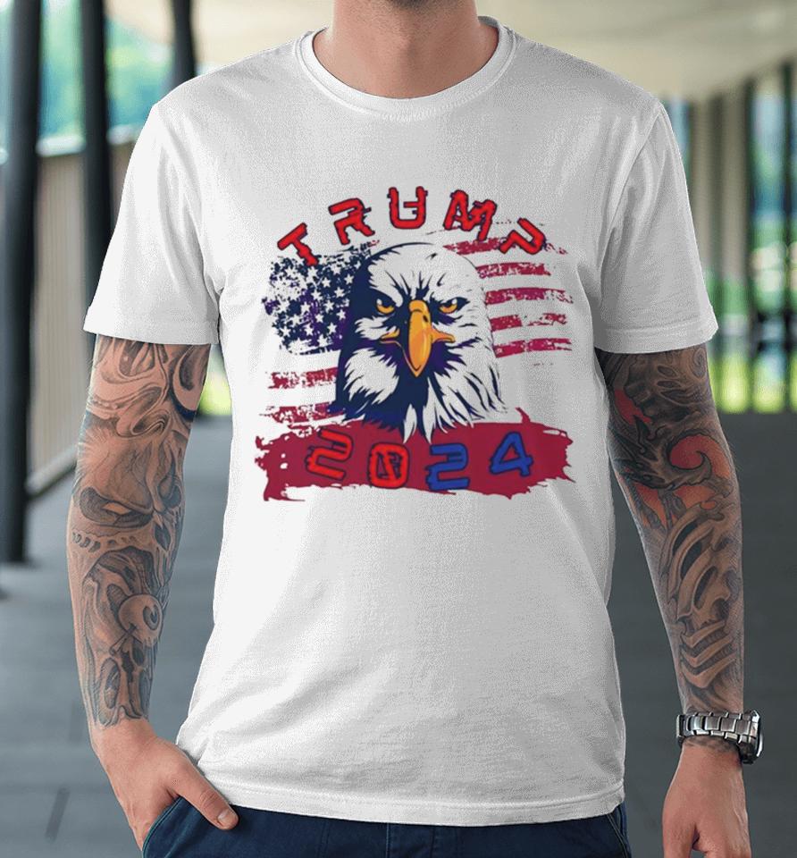 President Trump 2024 Election Eagle Premium T-Shirt