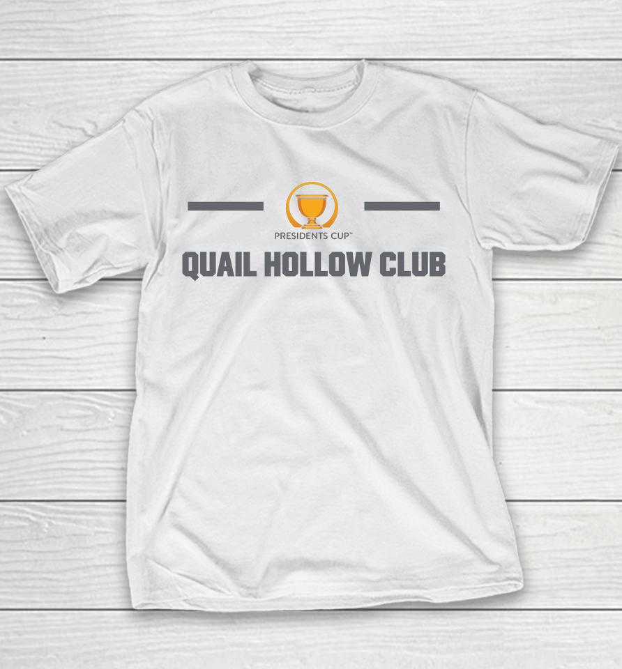 Presidents Cup Legend Performance Quail Hollow Club 2022 Youth T-Shirt