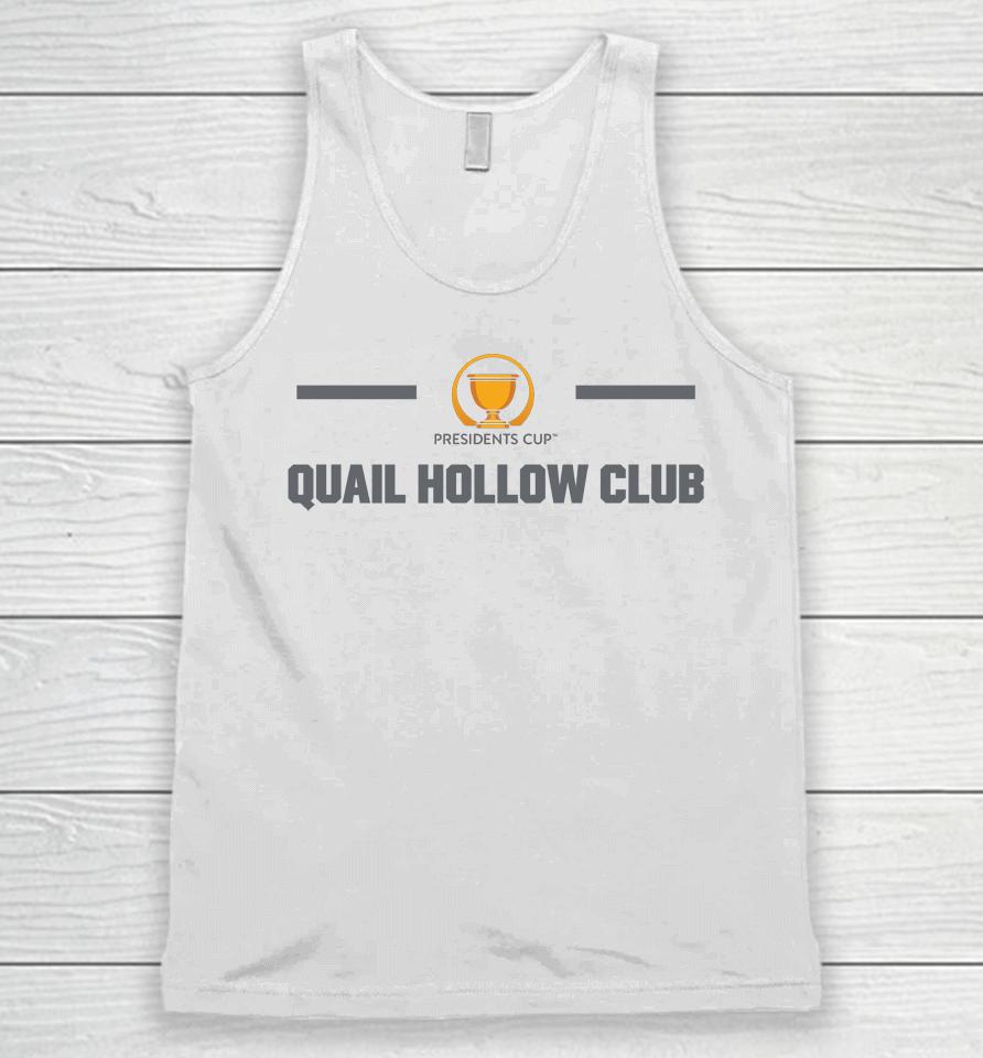 Presidents Cup Quail Hollow Club 2022 Unisex Tank Top