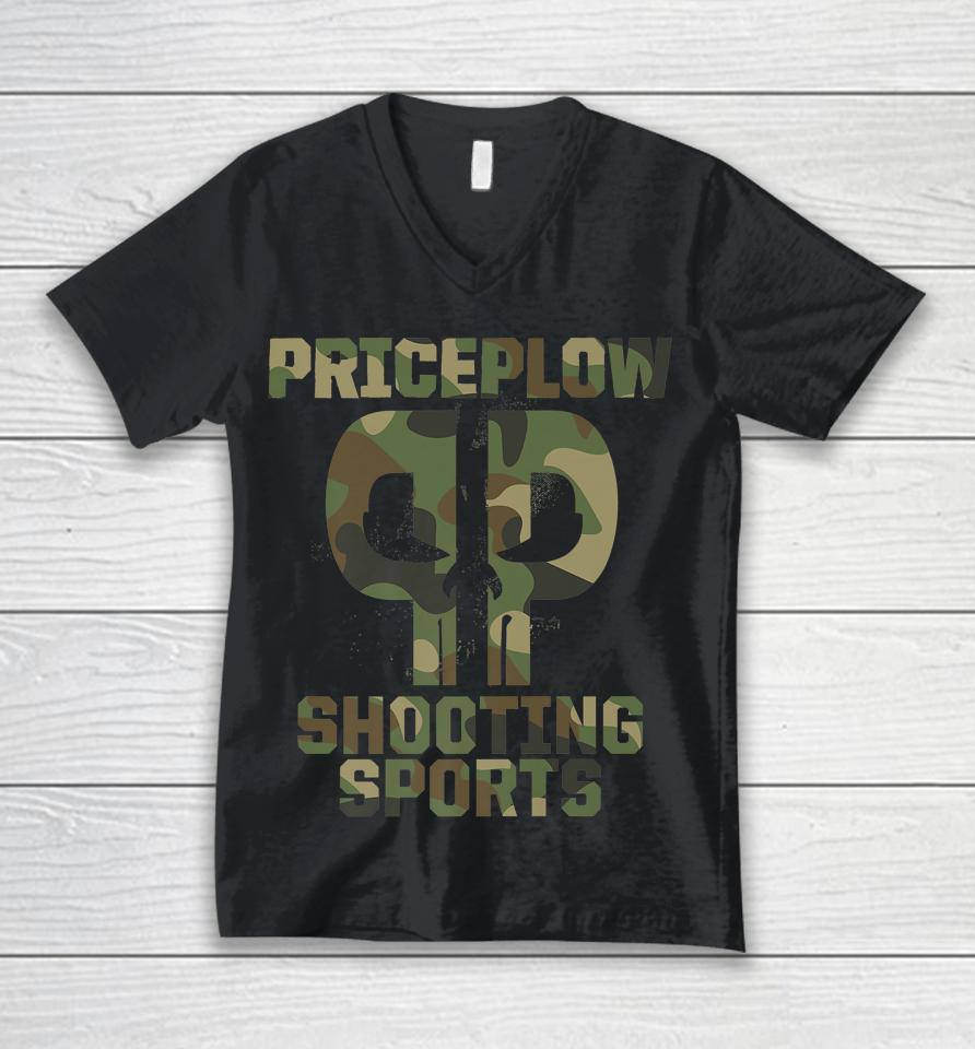 Priceplow Shooting Sports Camo Unisex V-Neck T-Shirt