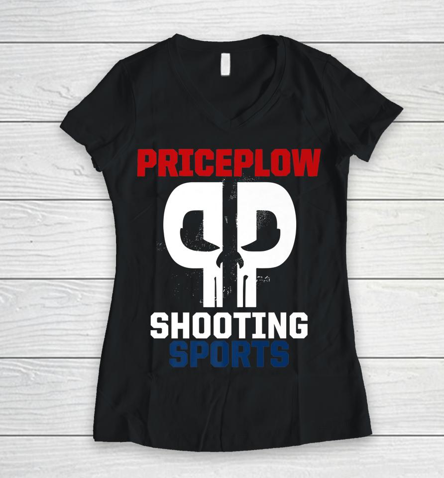 Priceplow Shooting Sports Women V-Neck T-Shirt