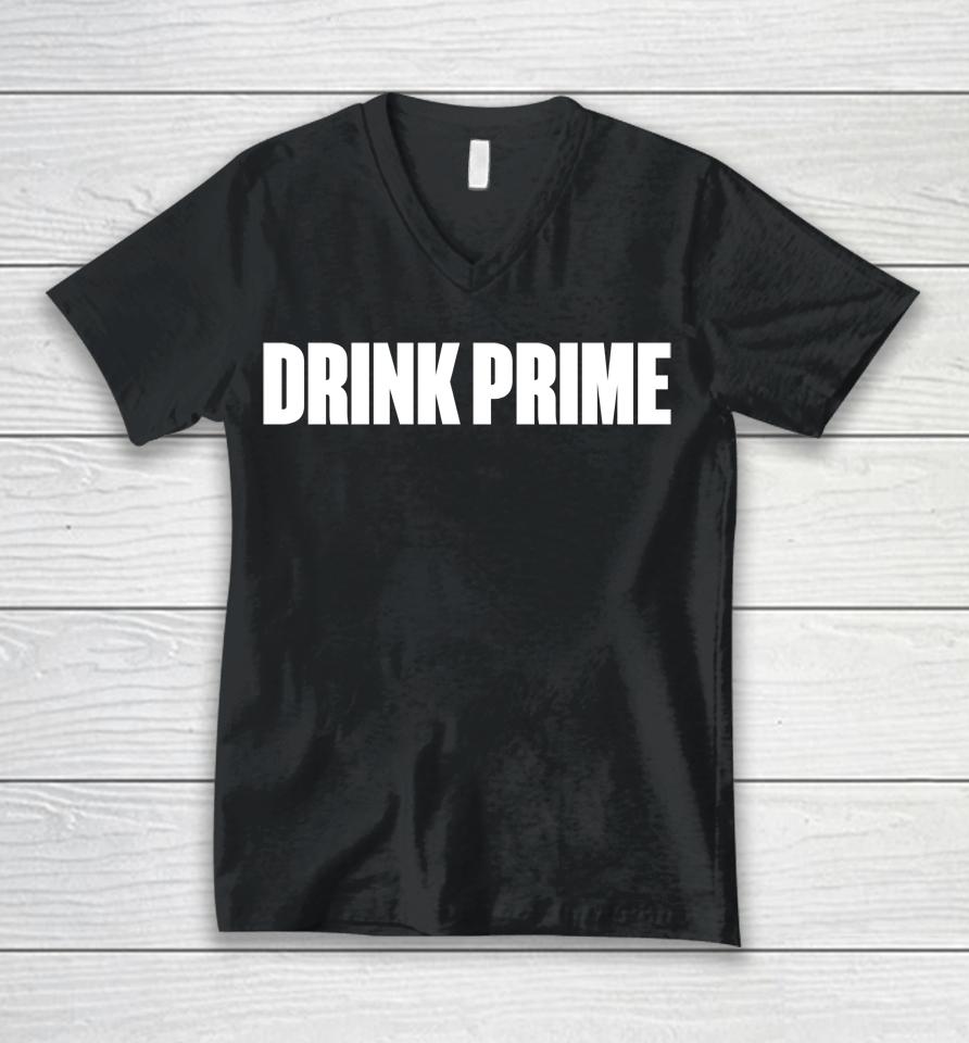 Prime Tracker Drink Prime Unisex V-Neck T-Shirt