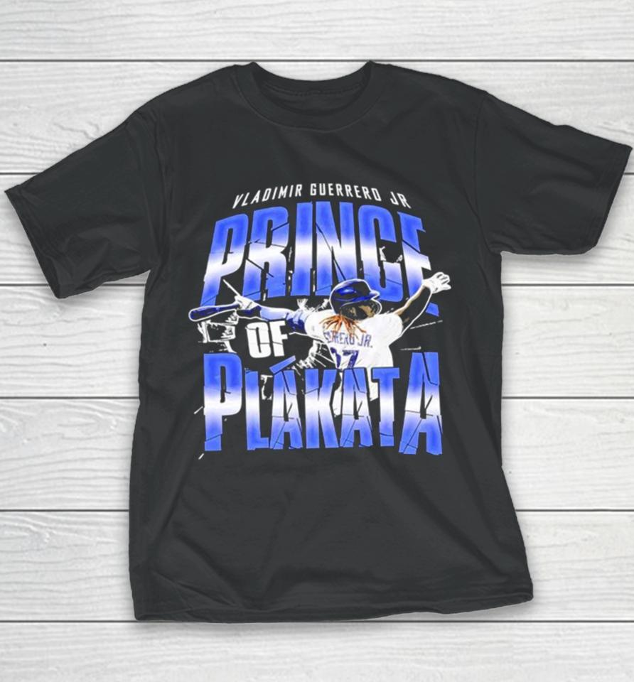 Prince Of Plákata Vladimir Guerrero Jr Toronto Blue Jays Baseball Youth T-Shirt