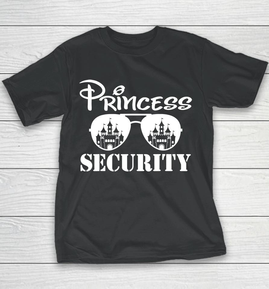 Princess Security Team Dad Mom Birthday Party Family Trip Youth T-Shirt