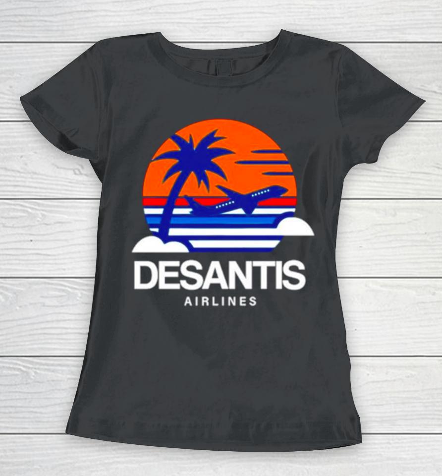 Prison Mitch Desantis Airlines Women T-Shirt
