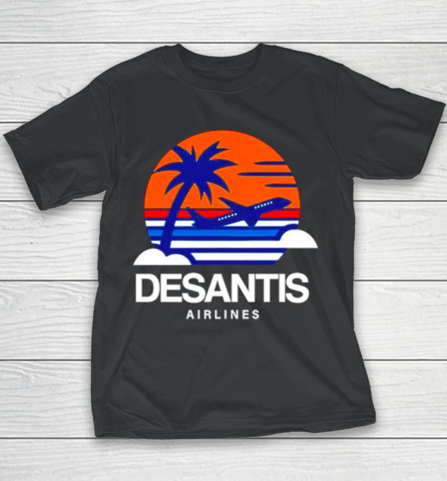 Prison Mitch Desantis Airlines Youth T-Shirt
