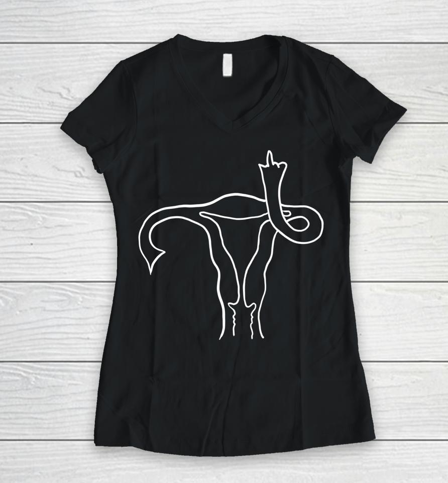 Pro Choice Reproductive Rights My Body My Choice Women V-Neck T-Shirt