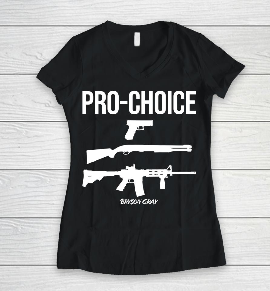 Pro Choice Women V-Neck T-Shirt