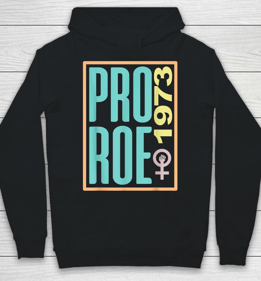 Pro Roe 1973 Reproductive Rights Women's Rights Are Human Hoodie