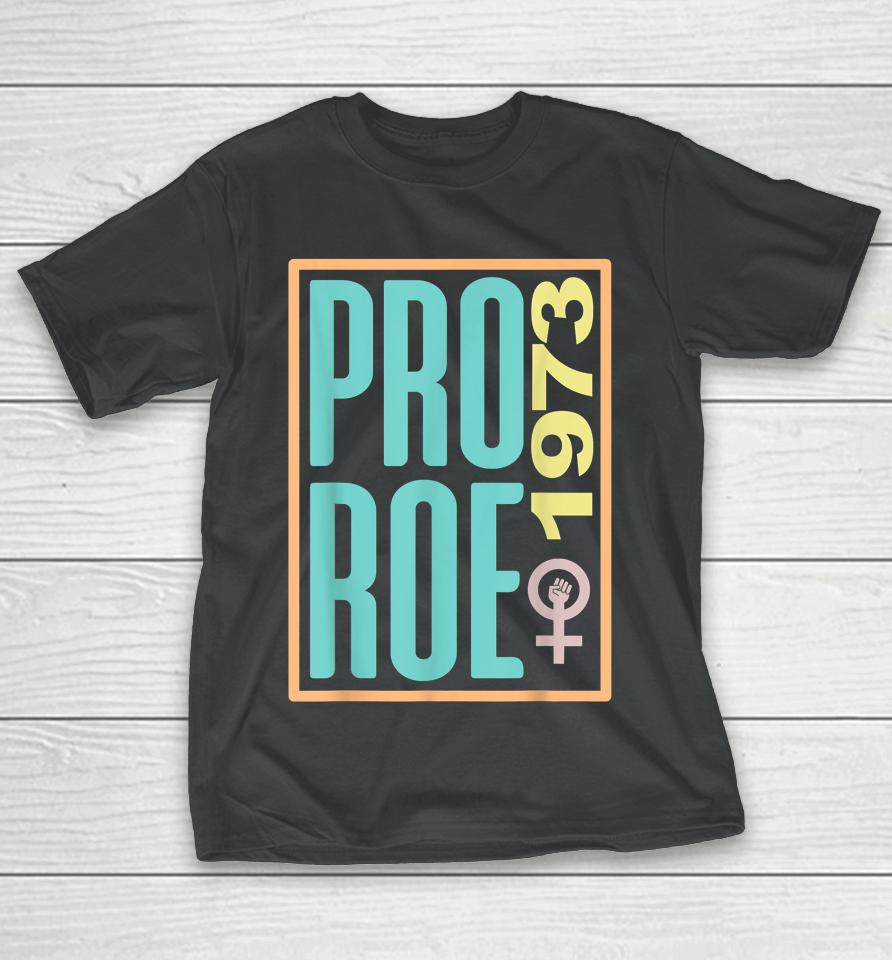Pro Roe 1973 Reproductive Rights Women's Rights Are Human T-Shirt