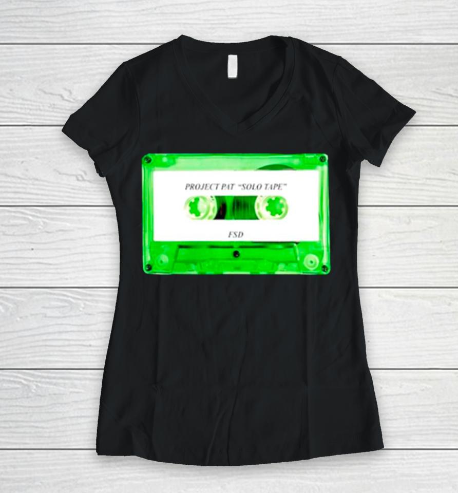 Project Pat And Fsd Solo Tape Women V-Neck T-Shirt