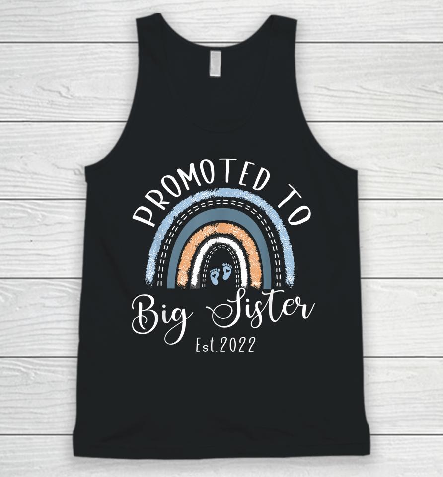 Promoted To Big Sister Est 2022 Women First Time Sister Unisex Tank Top