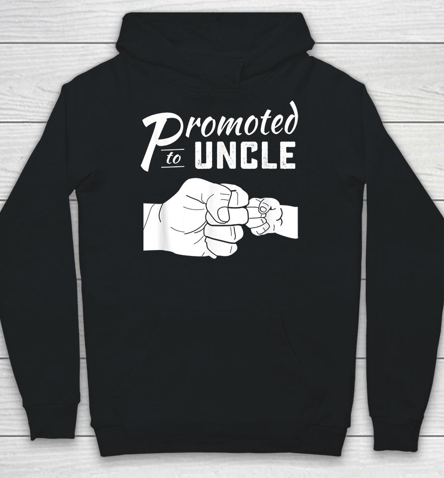 Promoted To Uncle Baby Announcement Hoodie