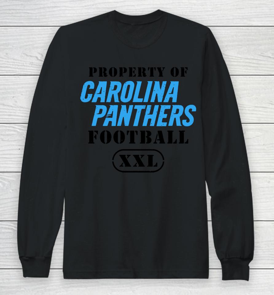 Property Carolina Panthers Football Xxl Long Sleeve T-Shirt