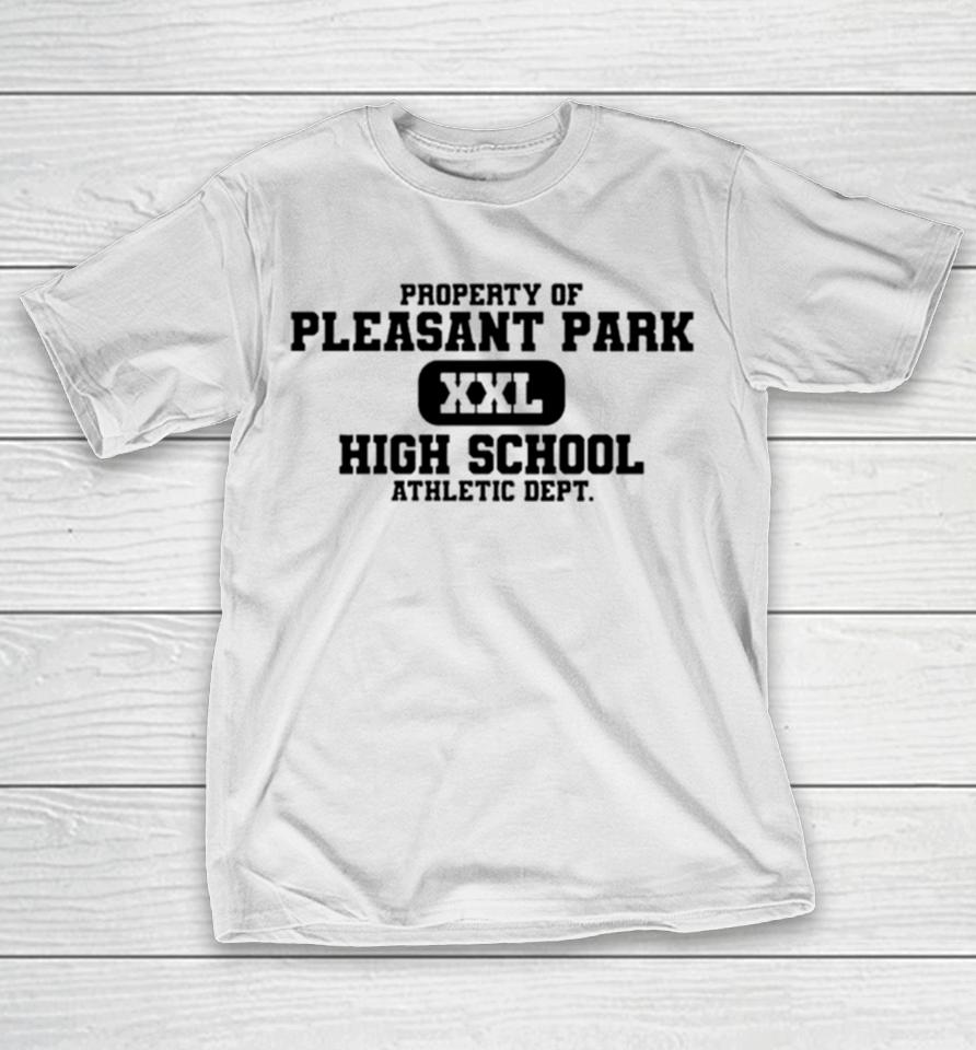 Property Of Pleasant Park Xxl High School T-Shirt