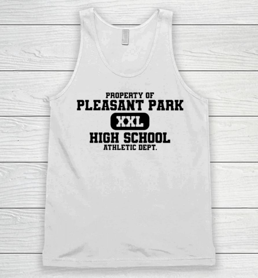 Property Of Pleasant Park Xxl High School Unisex Tank Top