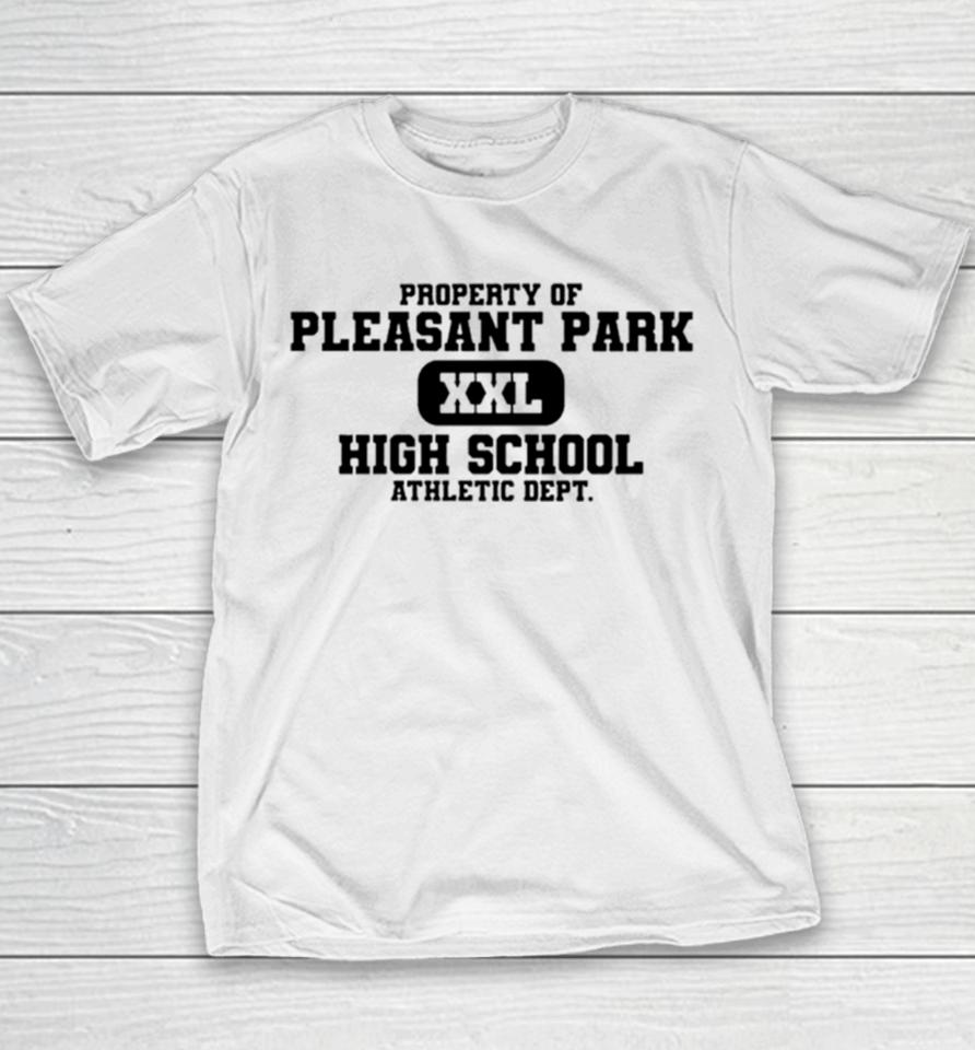 Property Of Pleasant Park Xxl High School Youth T-Shirt
