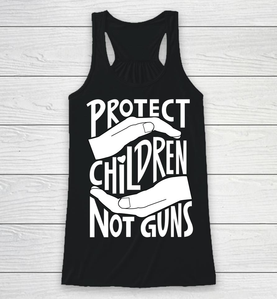 Protect Children Not Guns Racerback Tank