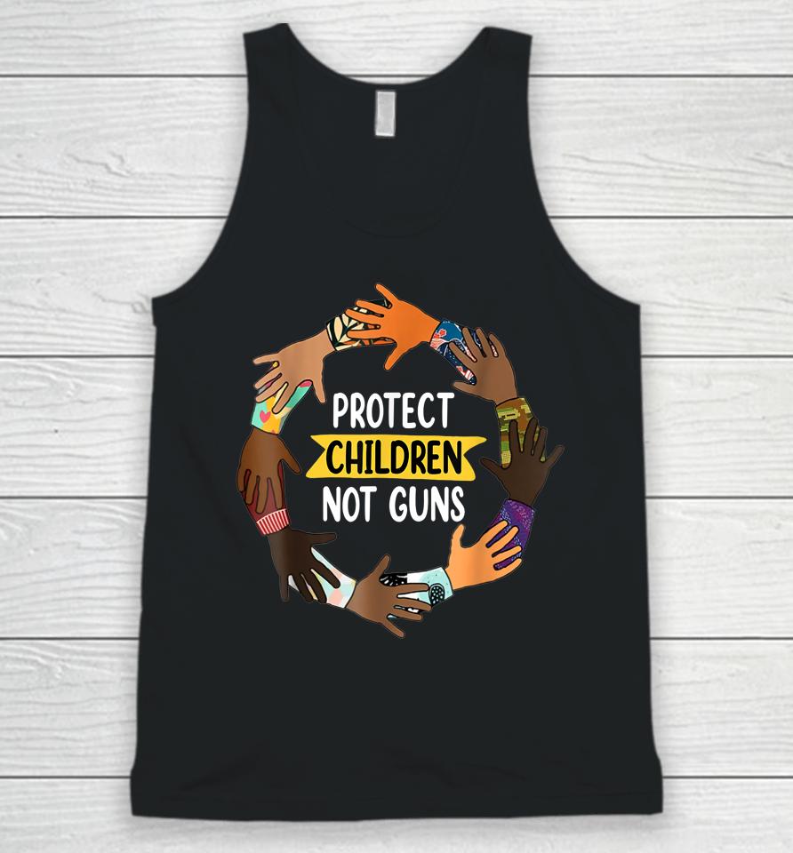 Protect Children Not Guns Wear Orange Day Unisex Tank Top