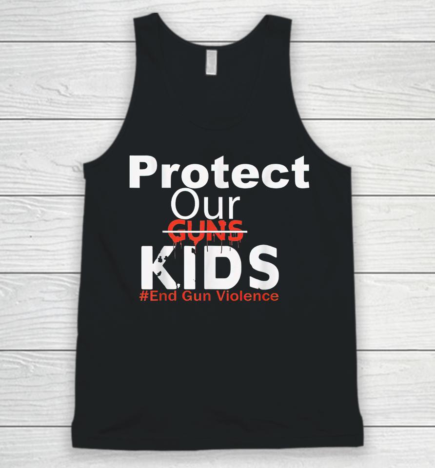 Protect Our Kids End Guns Violence Unisex Tank Top