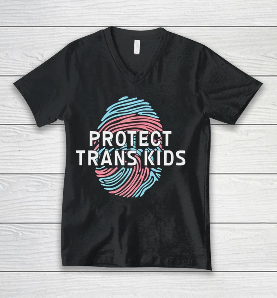 Protect Trans Kids 2024 Unisex V-Neck T-Shirt