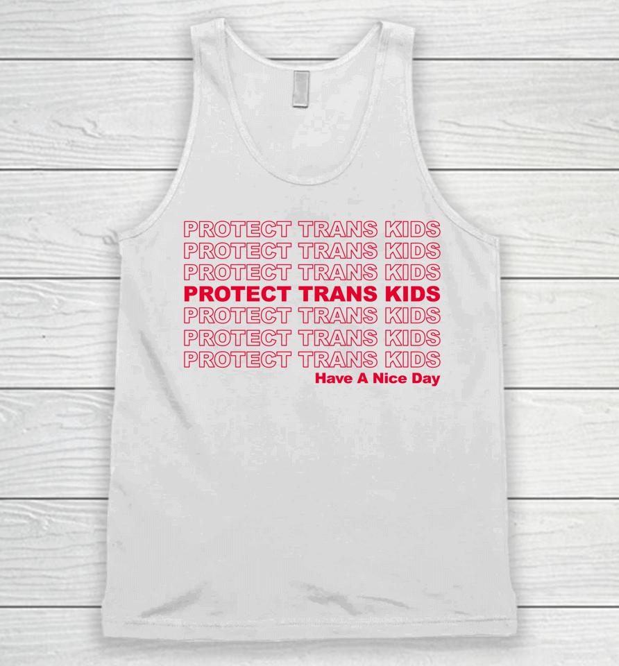 Protect Trans Kids Lgbtq Ally Trans Live Matter Unisex Tank Top