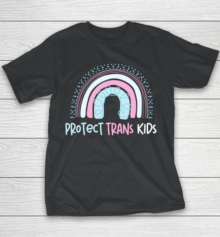 Protect Trans Kids Rainbow Youth T-Shirt