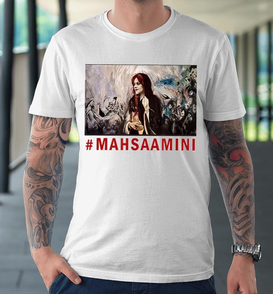 Protest In Iran Mahsaamini Premium T-Shirt