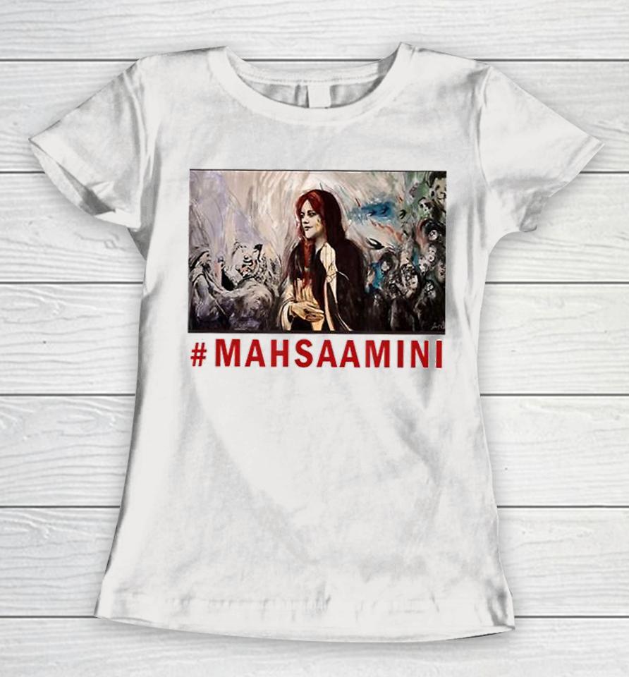 Protest In Iran Mahsaamini Women T-Shirt