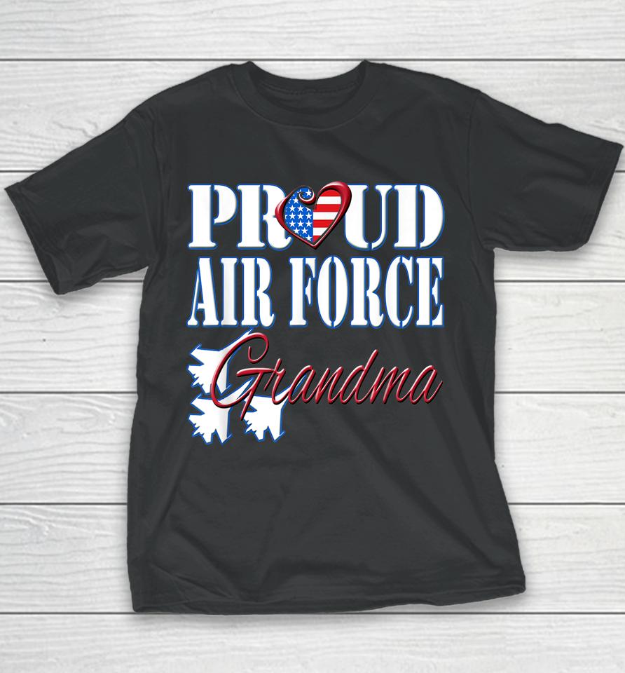 Proud Air Force Grandma Youth T-Shirt