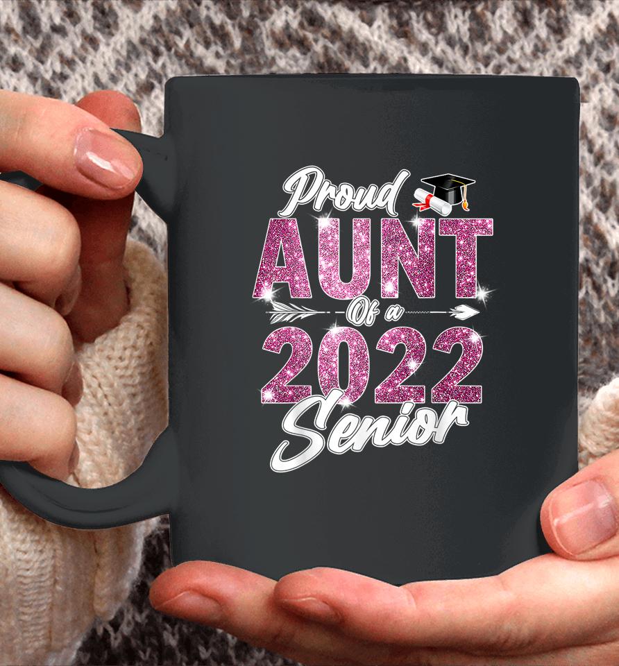 Proud Aunt Of A Class Of 2022 Senior 22 Graduation Sunflower Coffee Mug
