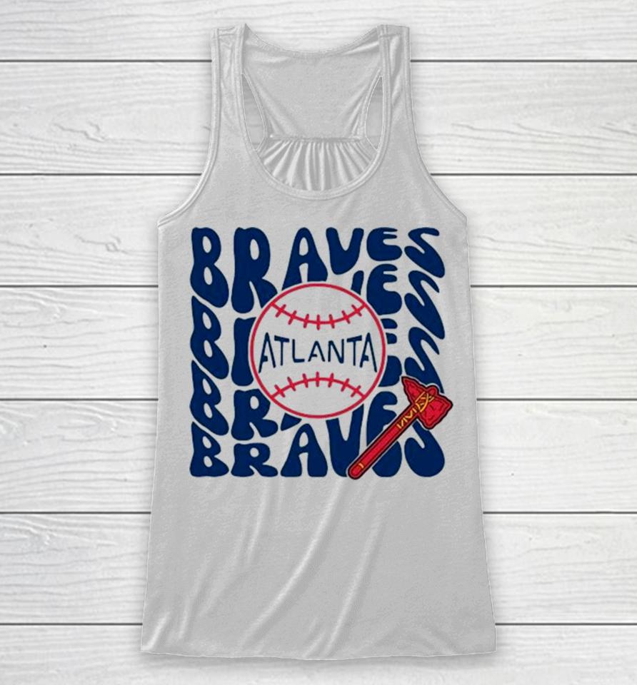Proud Ax Braves Atlanta Baseball Racerback Tank