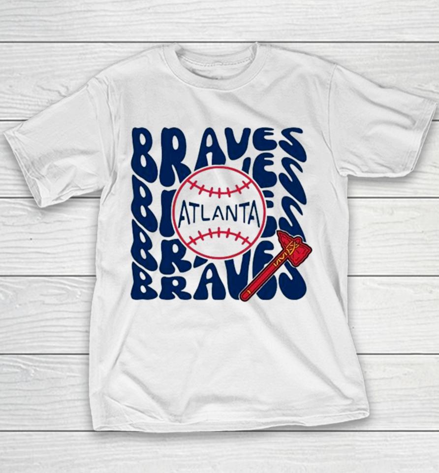 Proud Ax Braves Atlanta Baseball Youth T-Shirt