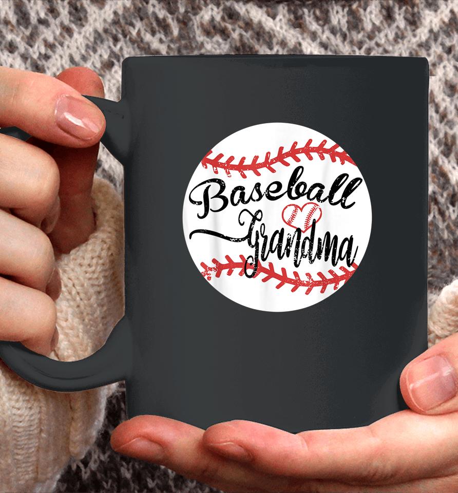 Proud Baseball Grandma Coffee Mug