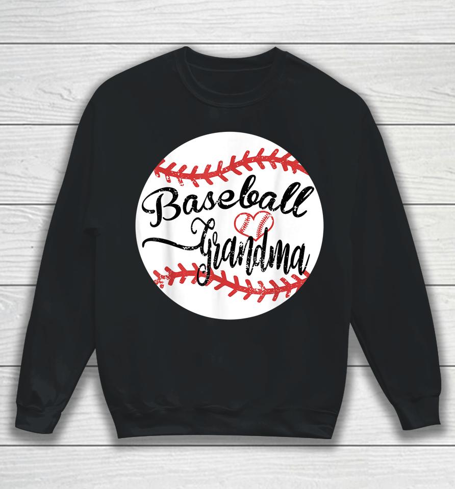 Proud Baseball Grandma Sweatshirt